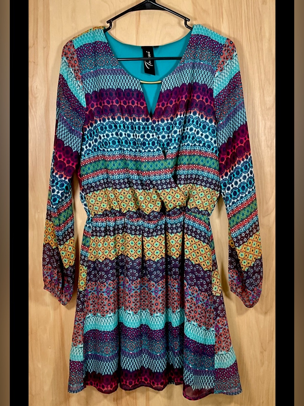 Trixxi Colorful Mini Dress - EUC